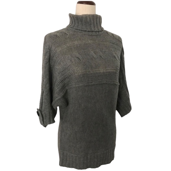 LEA Apparel Turtleneck Sweater Medium Short Sleeves - Picture 1 of 8